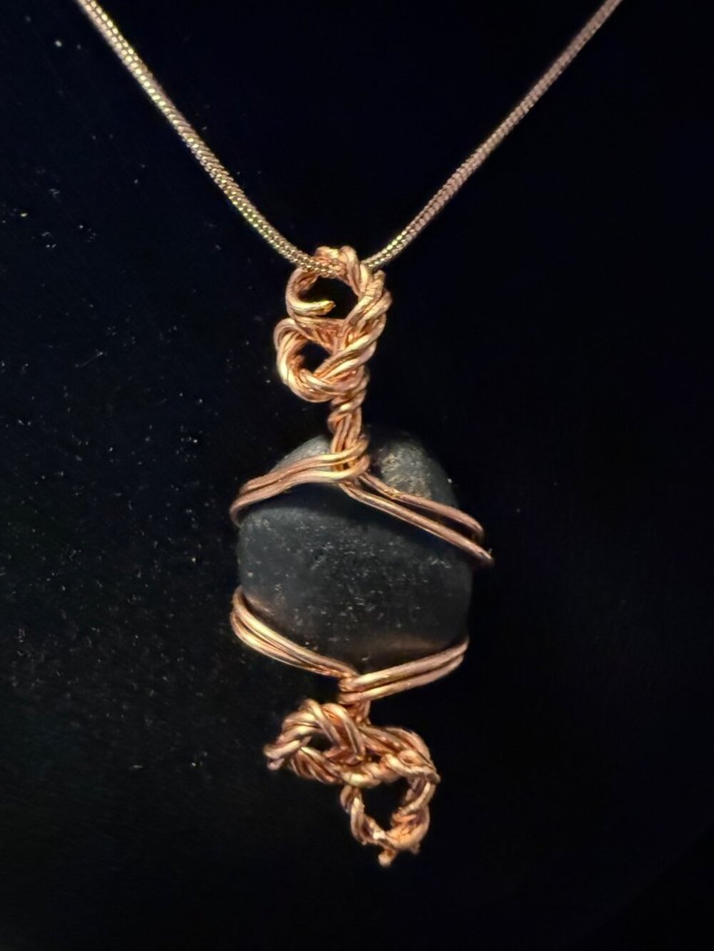 Seaham Pirate Treasure – Ultra-Rare Pirate Glass Copper-Wrapped Necklace